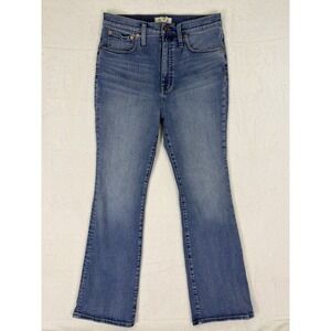 Madewell Jeans Womens 30 Blue Medium Wash High Rise Skinny Flare Stretch Denim